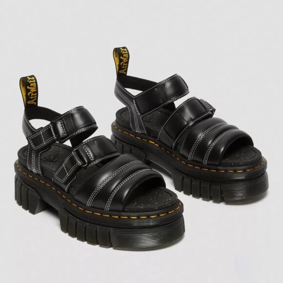 Dr. Martens Ricki Nappa Lux Leather 3 Strap Sandal - Picture 5 of 11